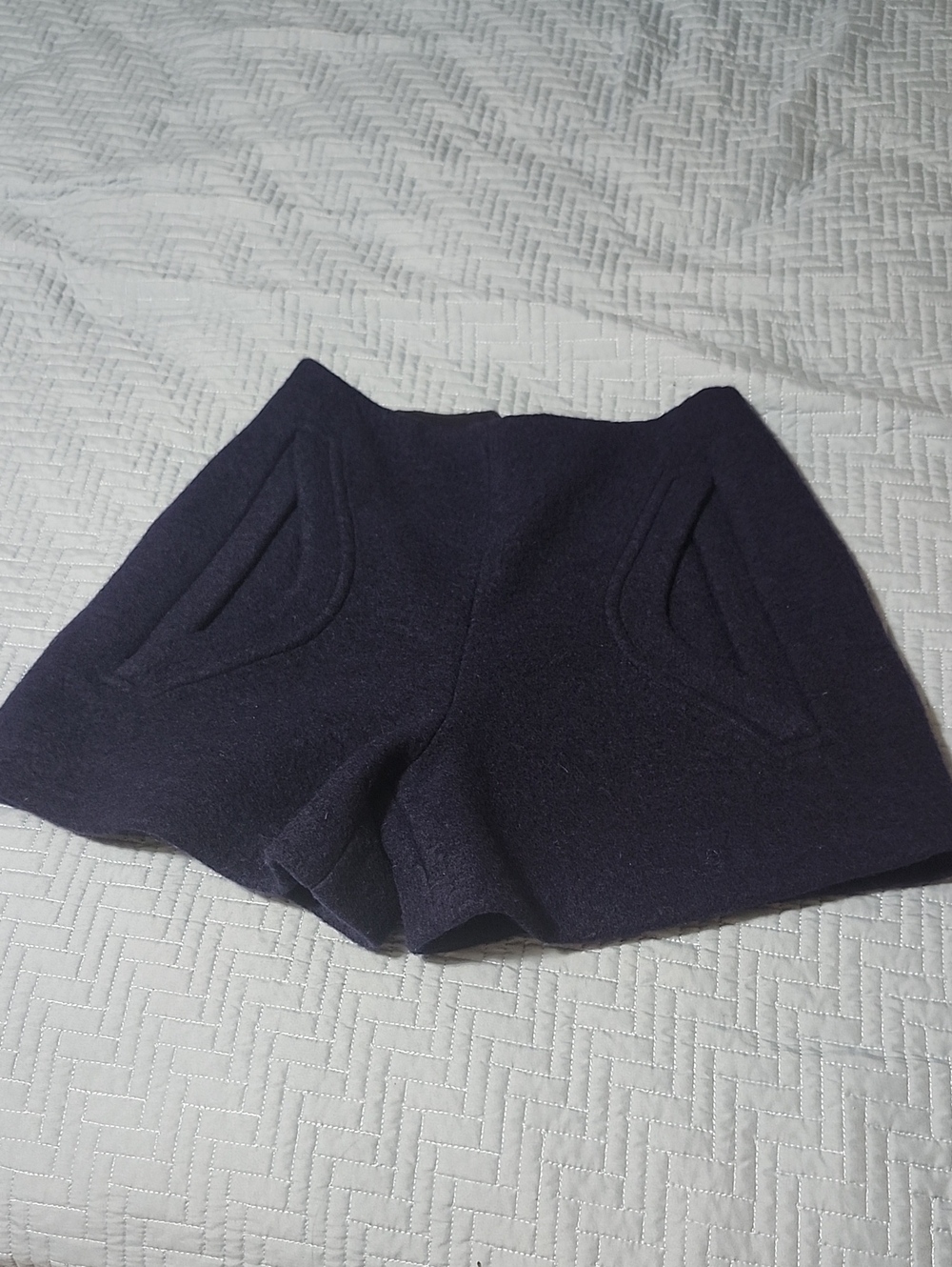 High-Waist Navy Women’s Shorts